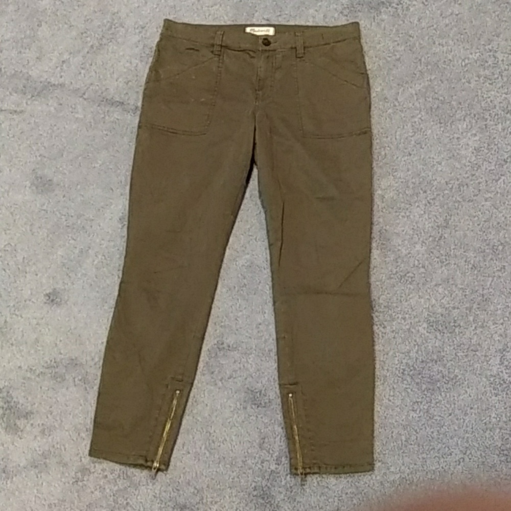 Madewell olive green pants